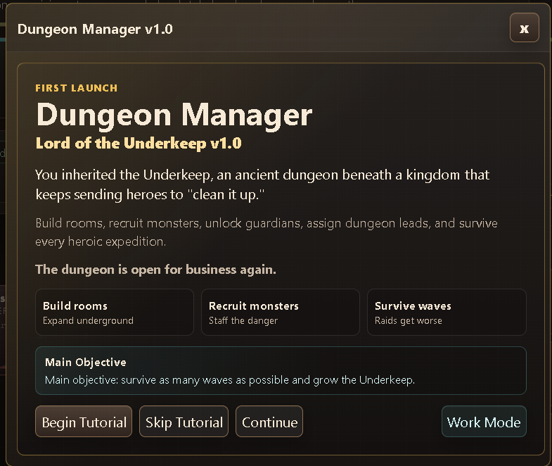 Screenshot 3 for Dungeon Manager: Lord of the Underkeep