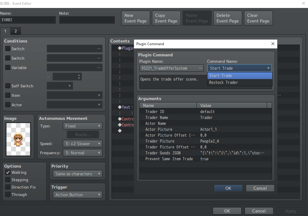 Screenshot 4 for RPG Maker MV/MZ - Trade Offer System