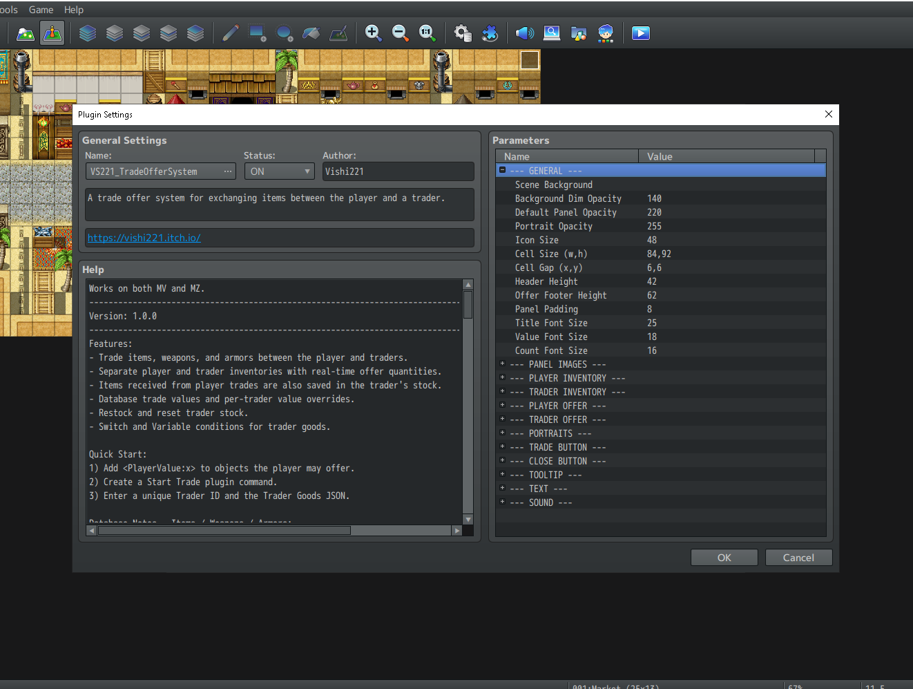 Screenshot 3 for RPG Maker MV/MZ - Trade Offer System