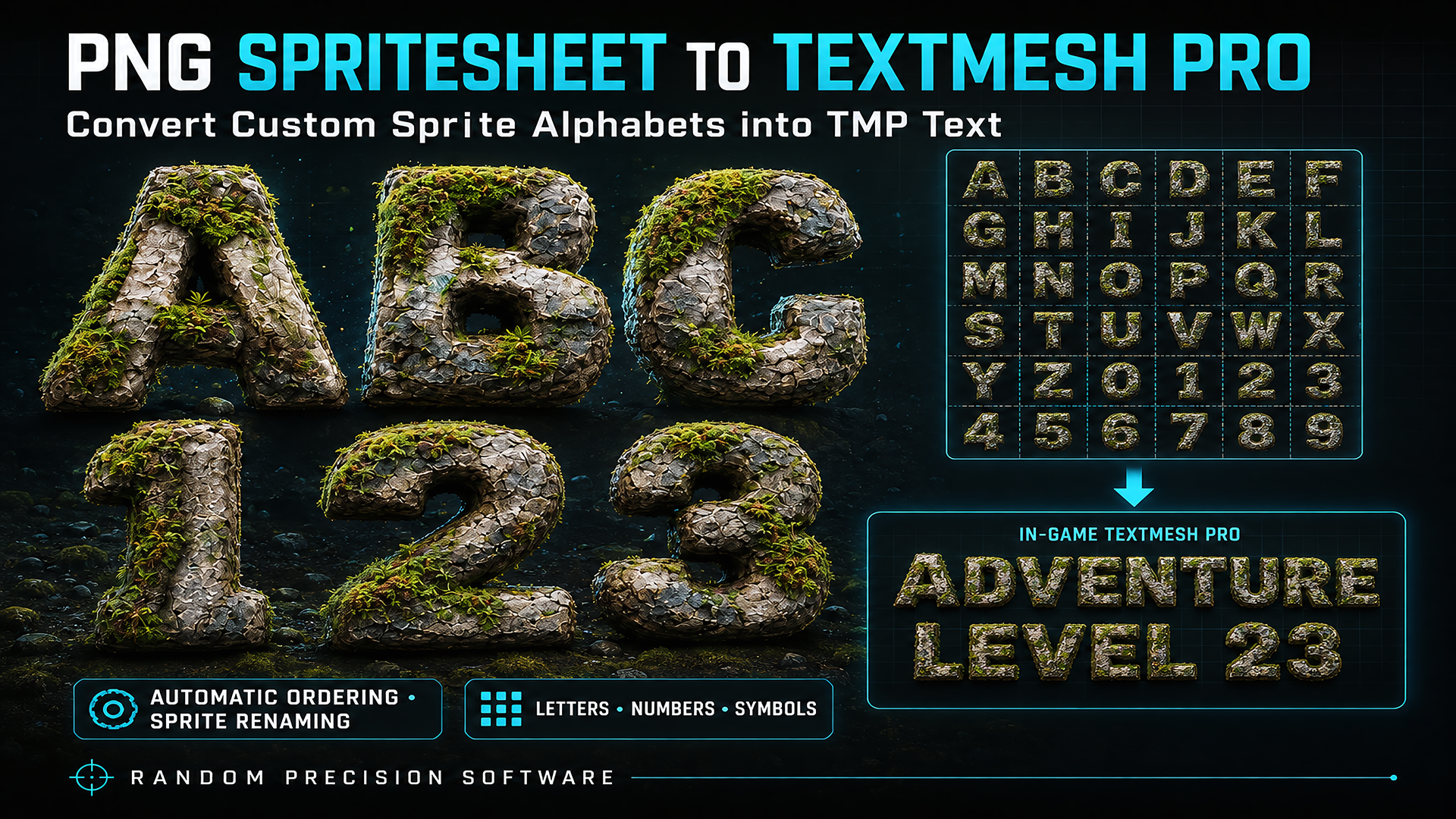 Screenshot 3 for PNG Spritesheet to TextMesh Pro – Unity Editor Tool