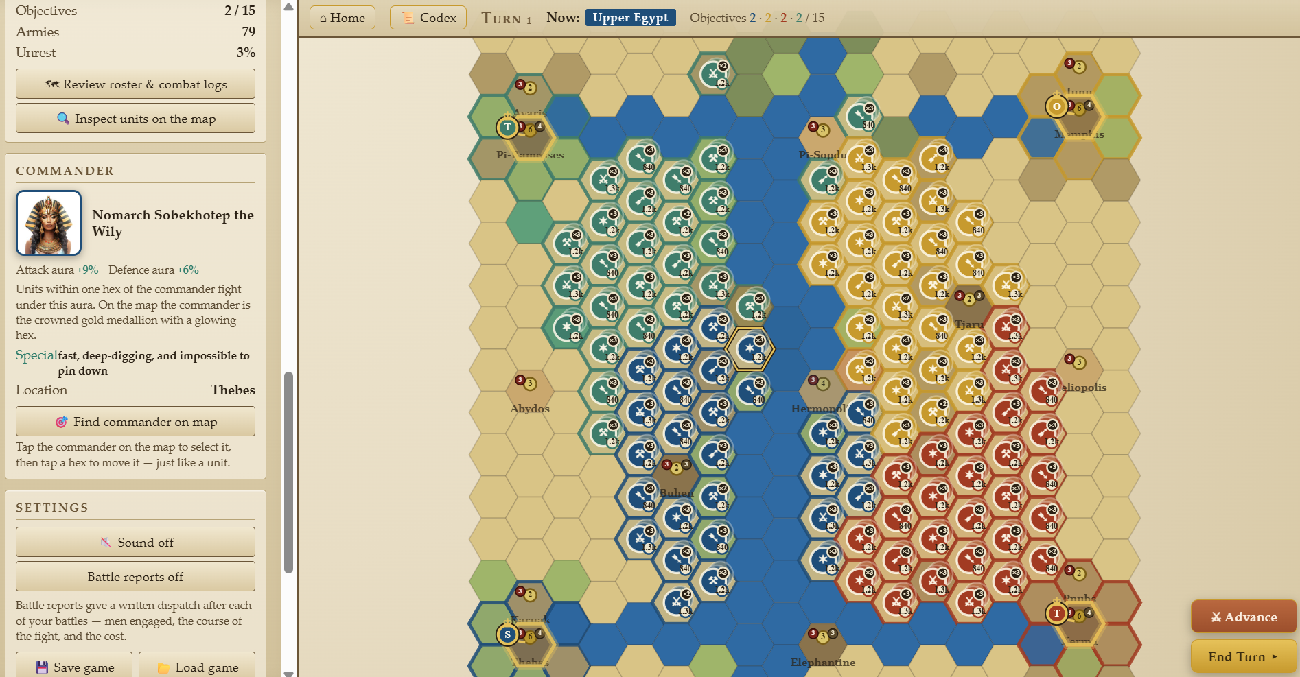 Screenshot 2 for Wars of the Nile