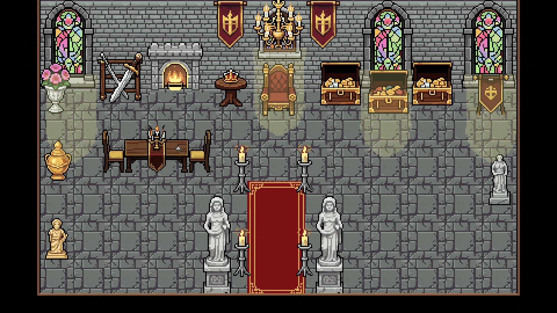 Castle Throne Room - Pixel Art Asset Pack by MutterPixel Studio