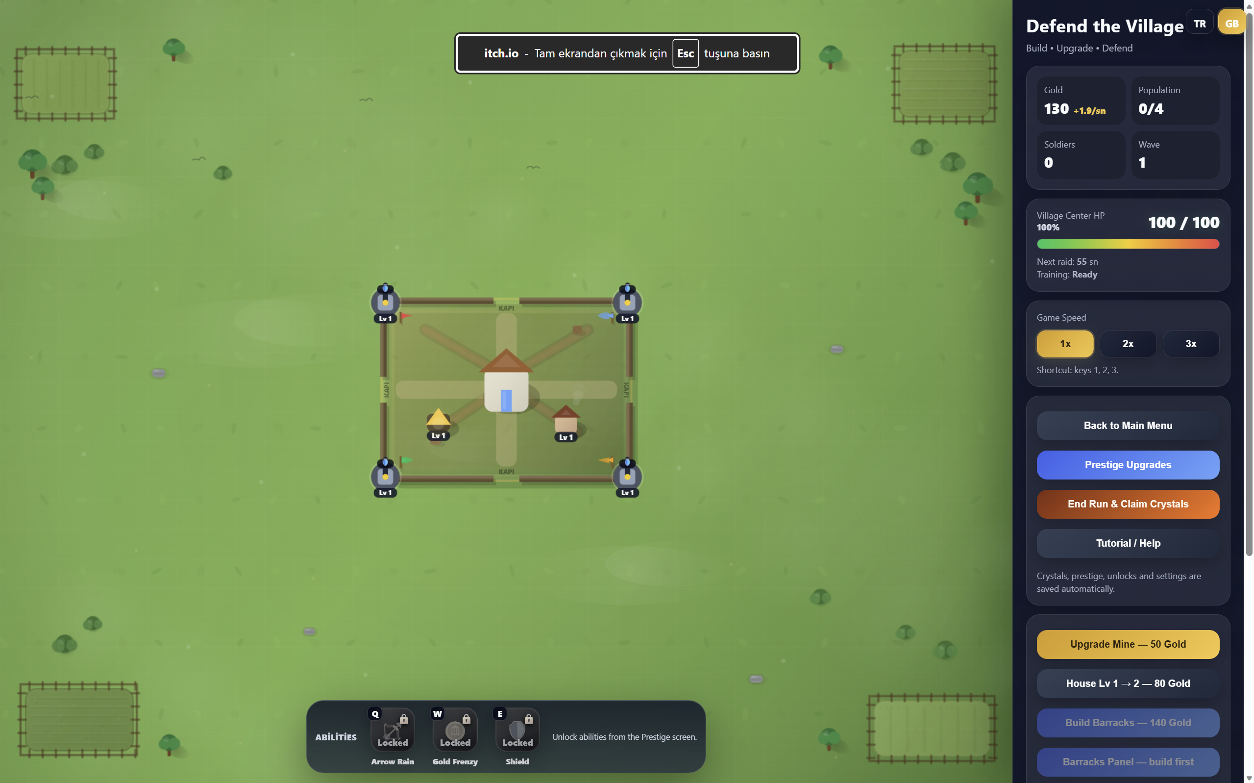 Screenshot 3 for Defend the Village