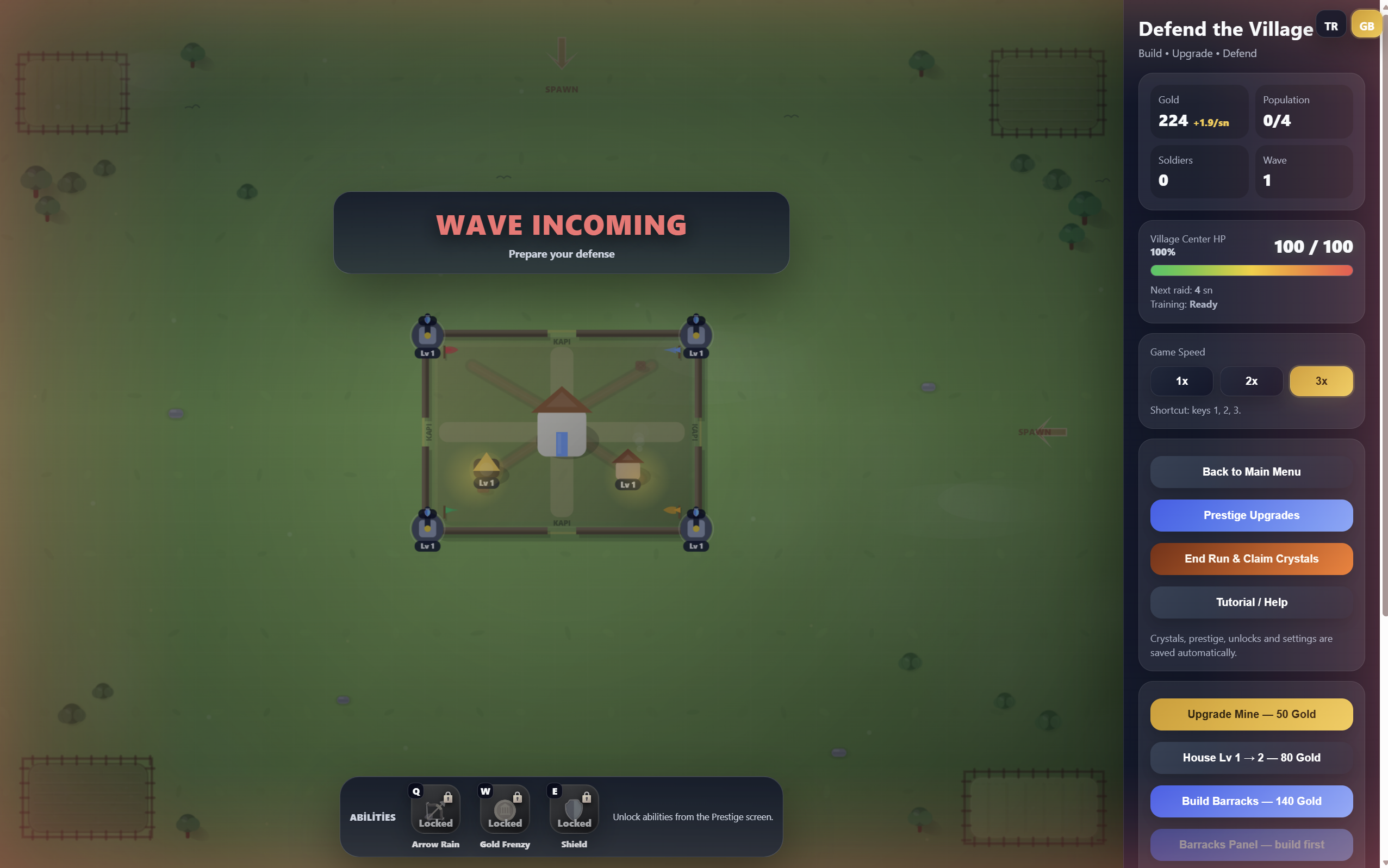Screenshot 4 for Defend the Village
