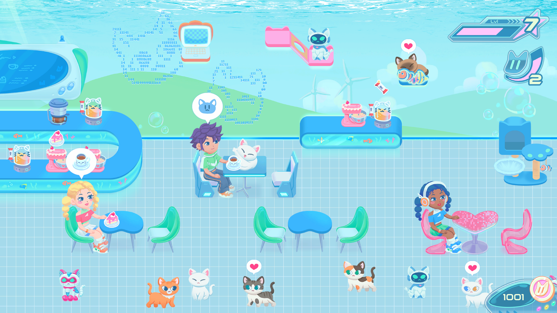 Screenshot 2 for RoboCat Café Playtest