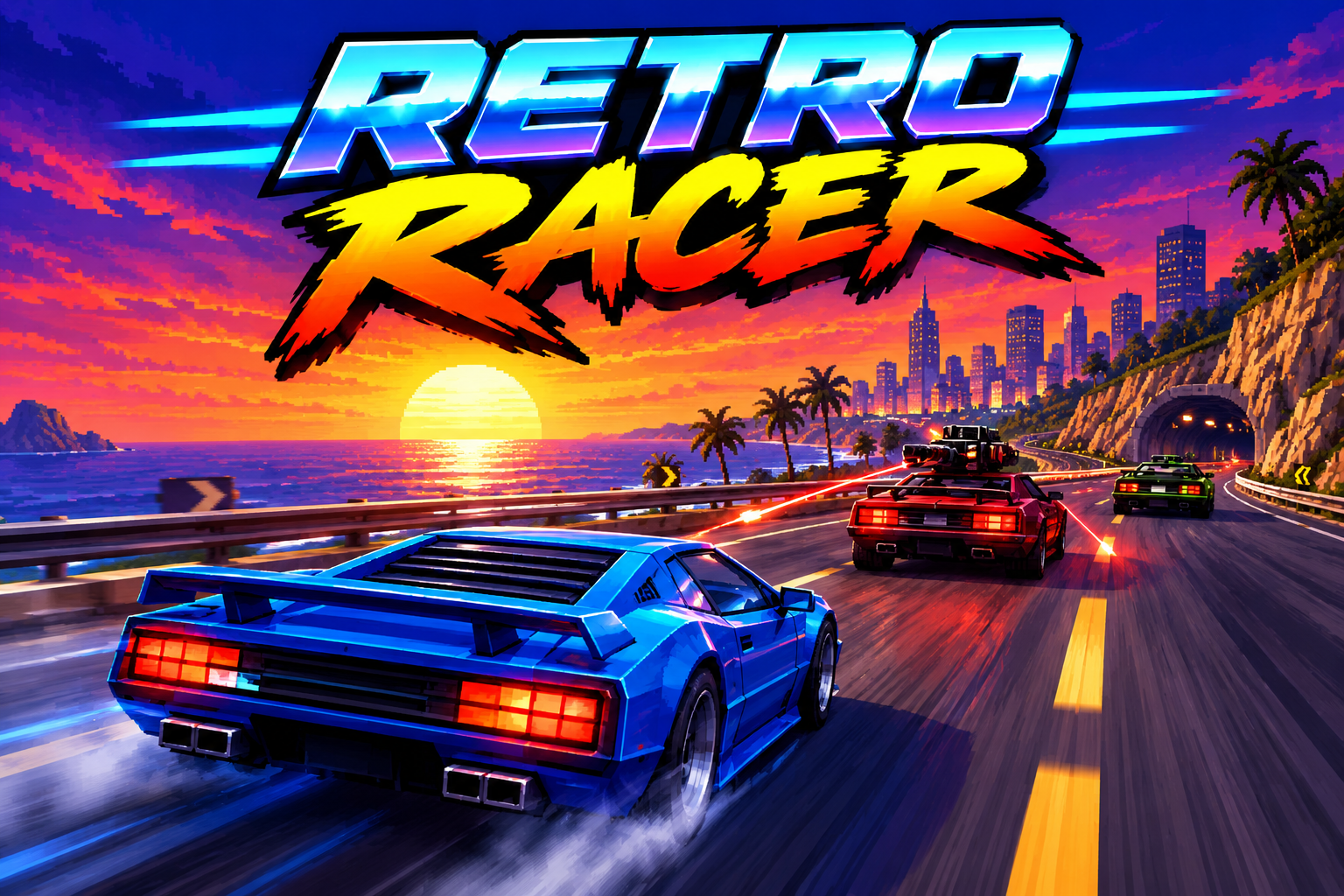Screenshot 2 for Retro Racer