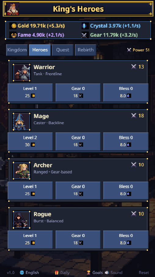 Screenshot 2 for King's Heroes