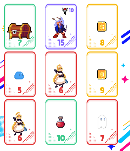 Screenshot 3 for HoloTile : Poor Man's Card Battler