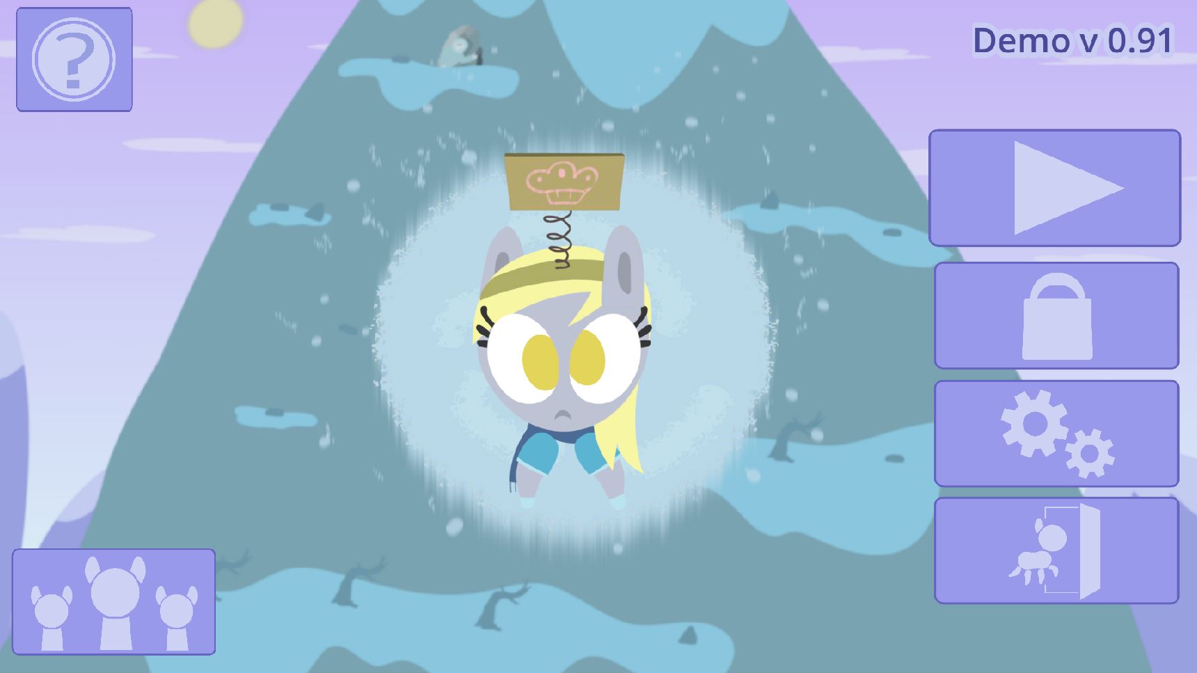 Screenshot 2 for A Derpy Snowfall