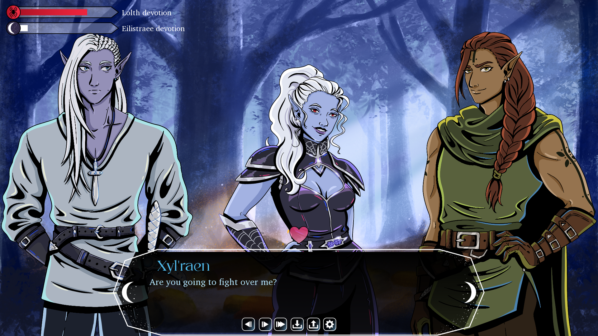 Screenshot 2 for Bless Me, Dark Maiden (~demo~)