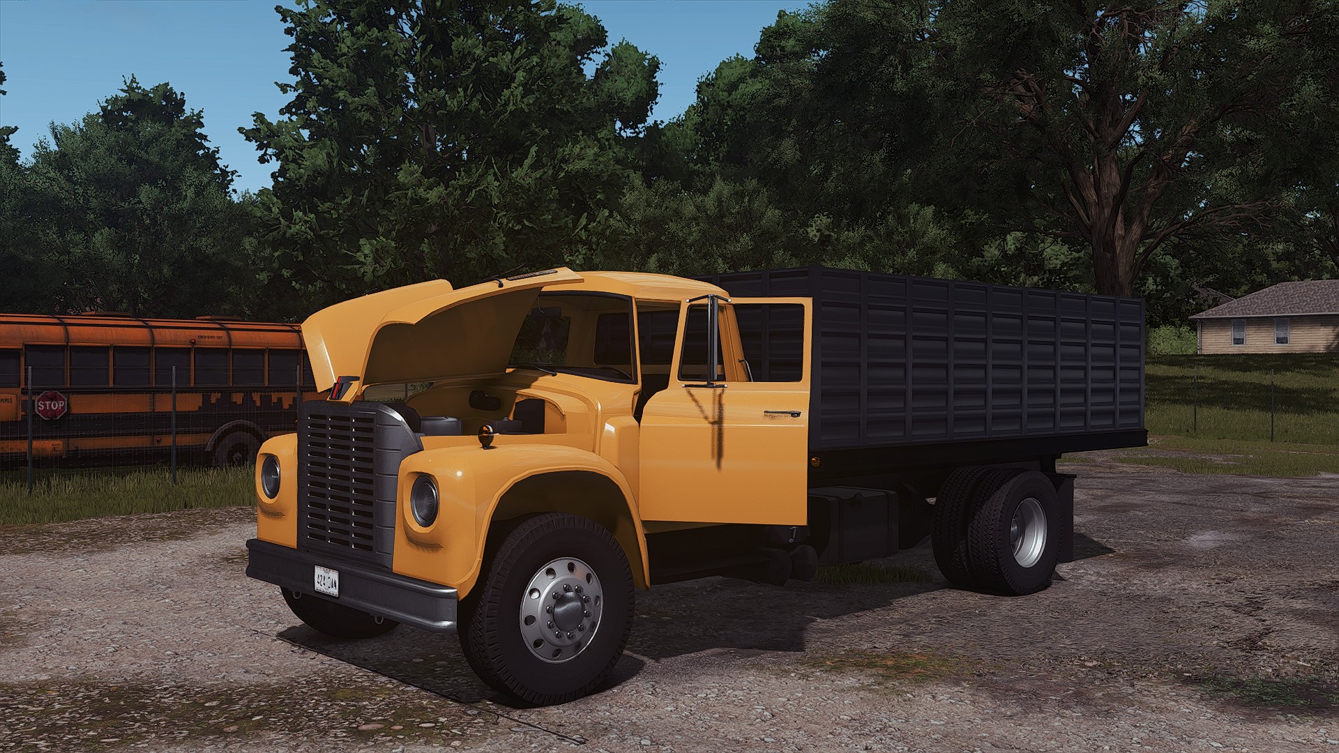 Screenshot 3 for FS25 1965 IH Loadstar 1600 Grain Truck