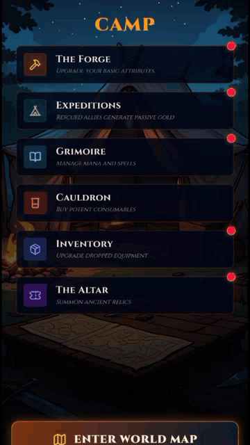 Screenshot 2 for Curse Breaker - Clicker Idle RPG