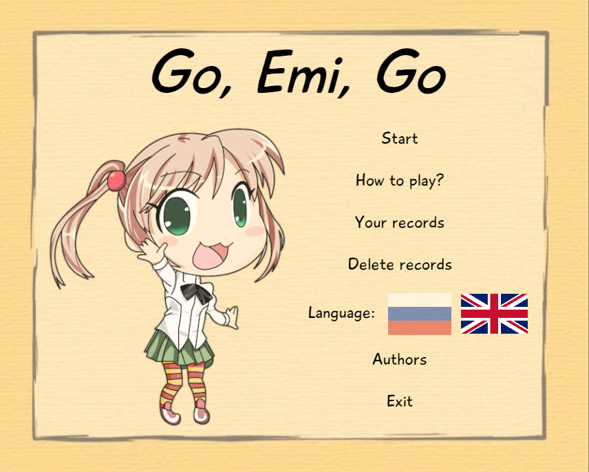 Screenshot 3 for Go, Emi, Go - Katawa Shoujo Fan Game
