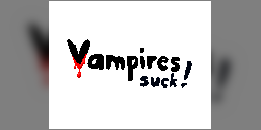 Cover image for Vampires suck!