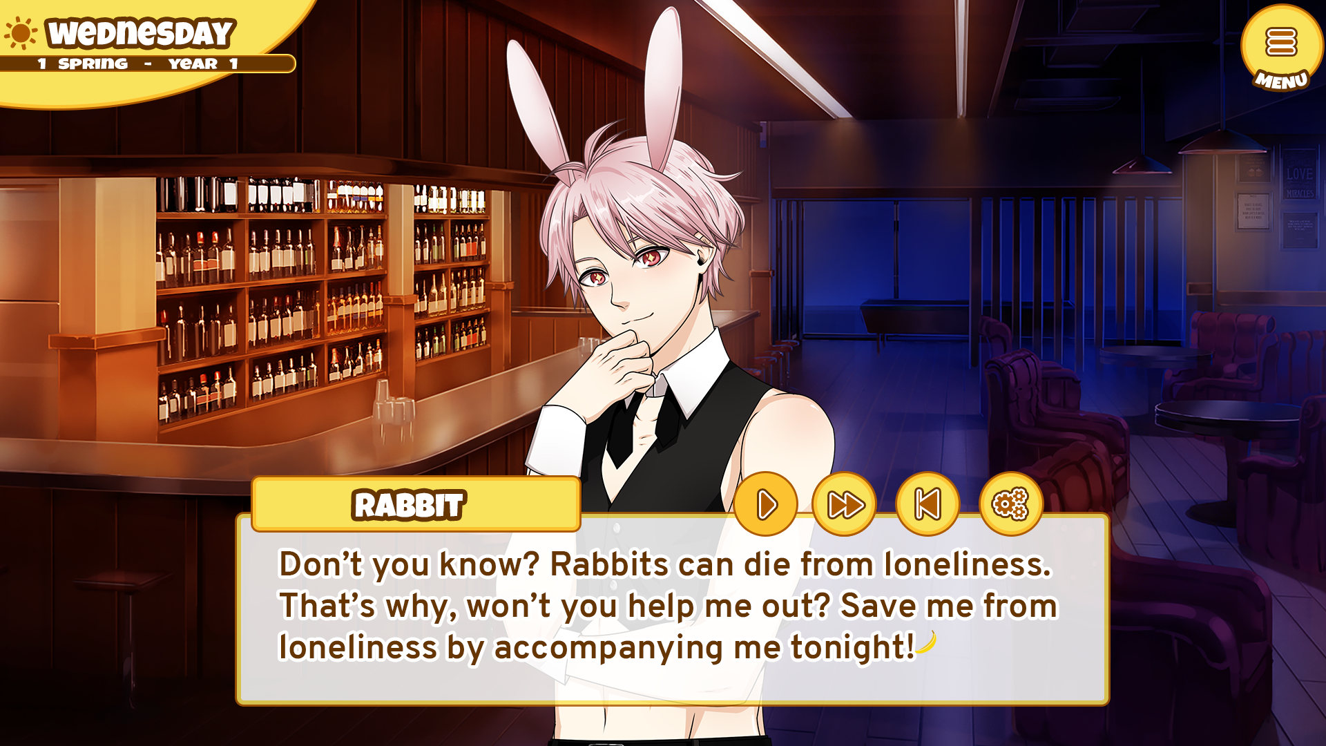 visual novel dating games