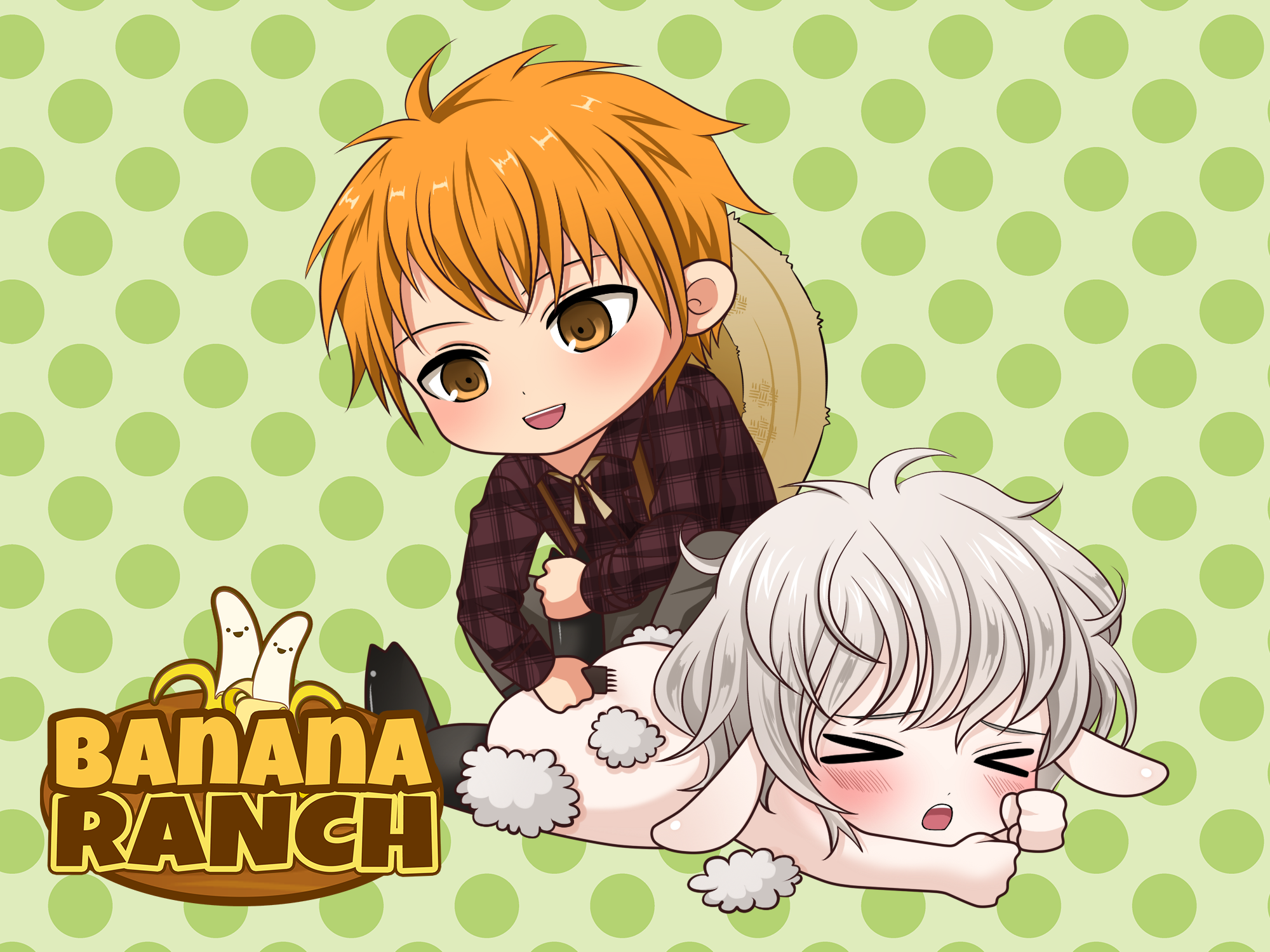 Made itch.io page for Banana Ranch! - Banana Ranch: 18+ BLYaoiGay Visual  Novel  Dating sim game by Meyaoi Games