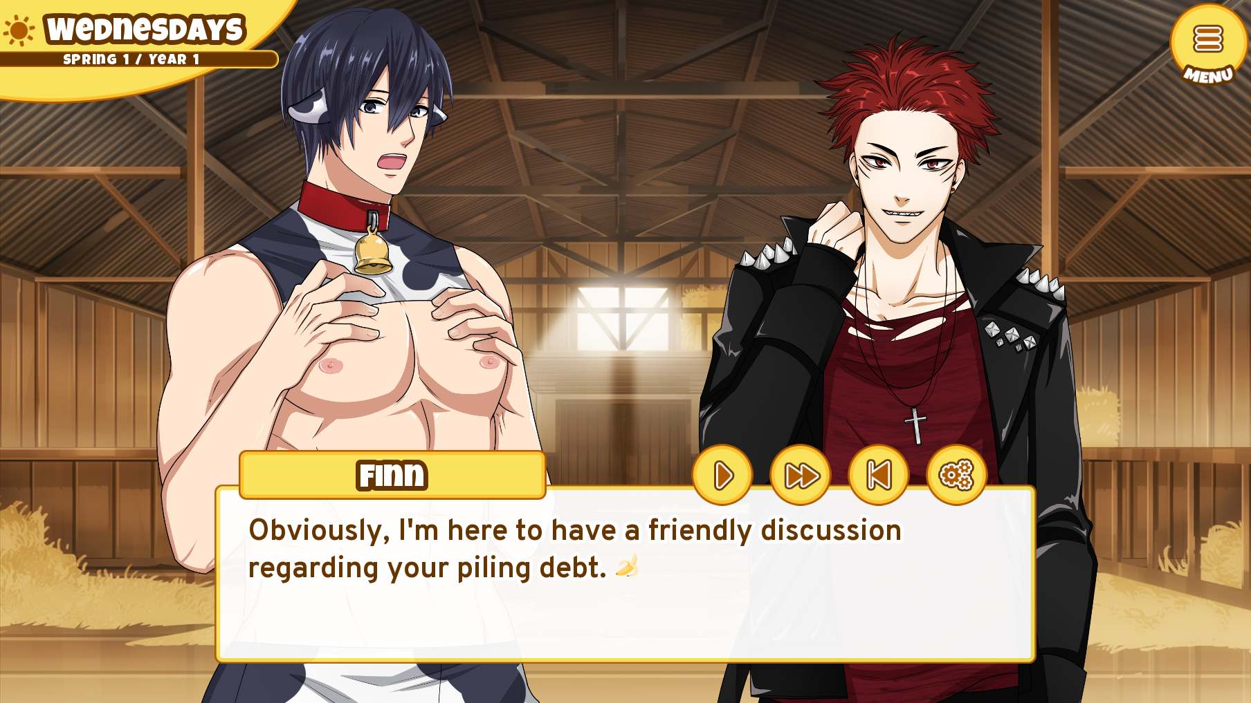 gay dating game anime