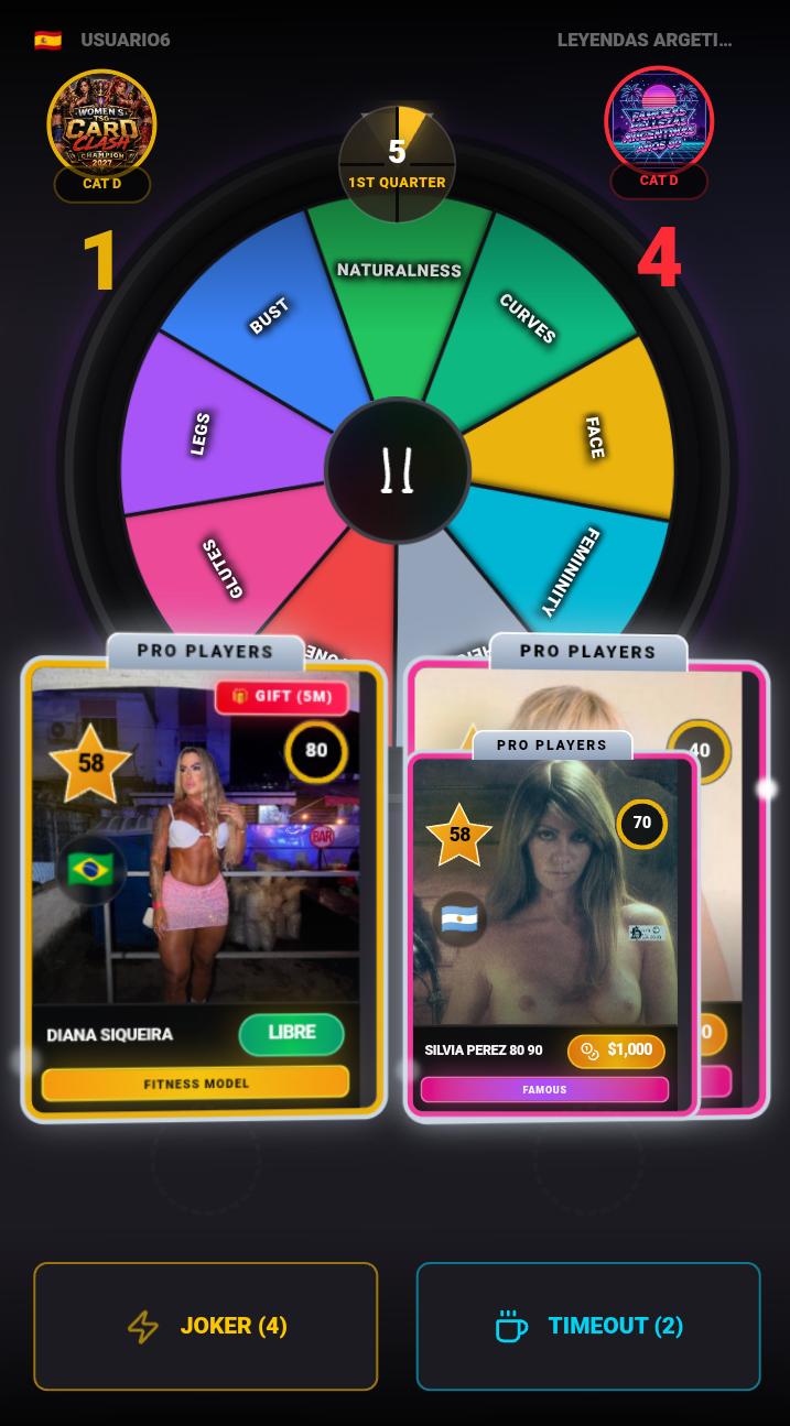 Screenshot 5 for Girls Teams Sexy Cards War Wordl Community