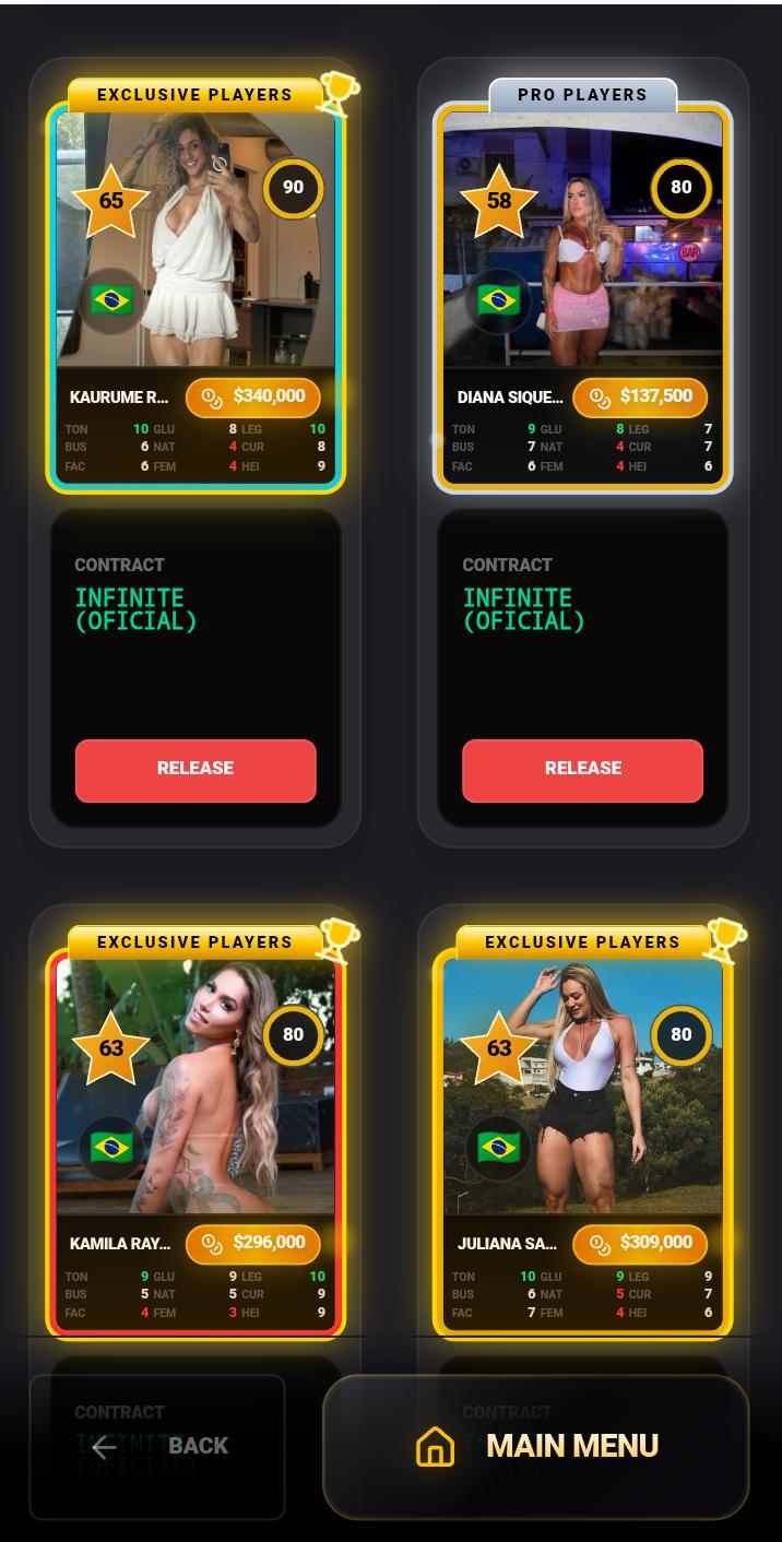 Screenshot 2 for Girls Teams Sexy Cards War Wordl Community