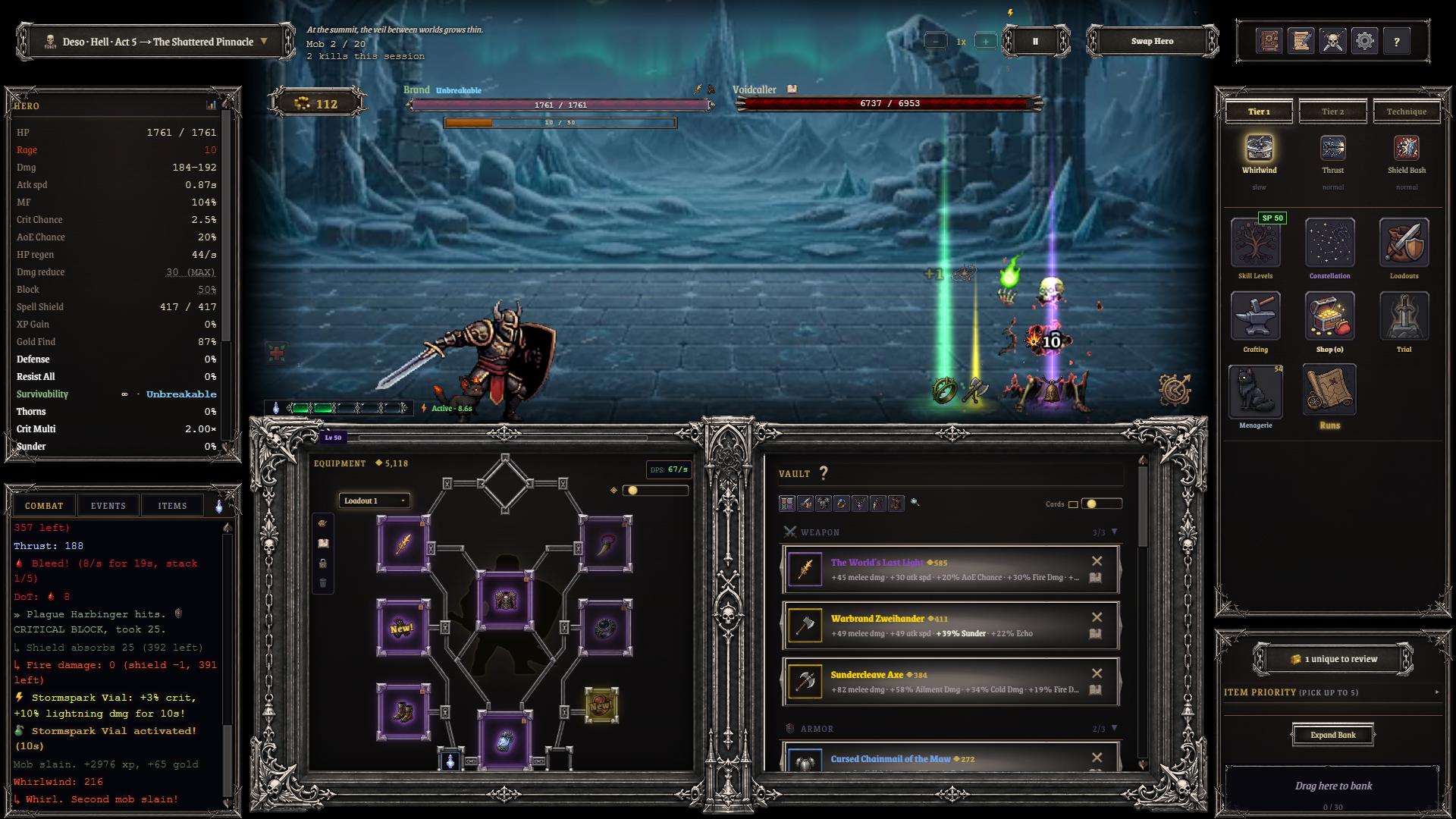 Screenshot 2 for Everdeep Idle
