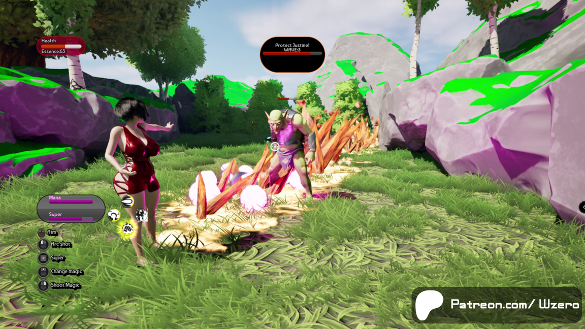 Screenshot 8 for Dark Mage Futa Defense: Demo