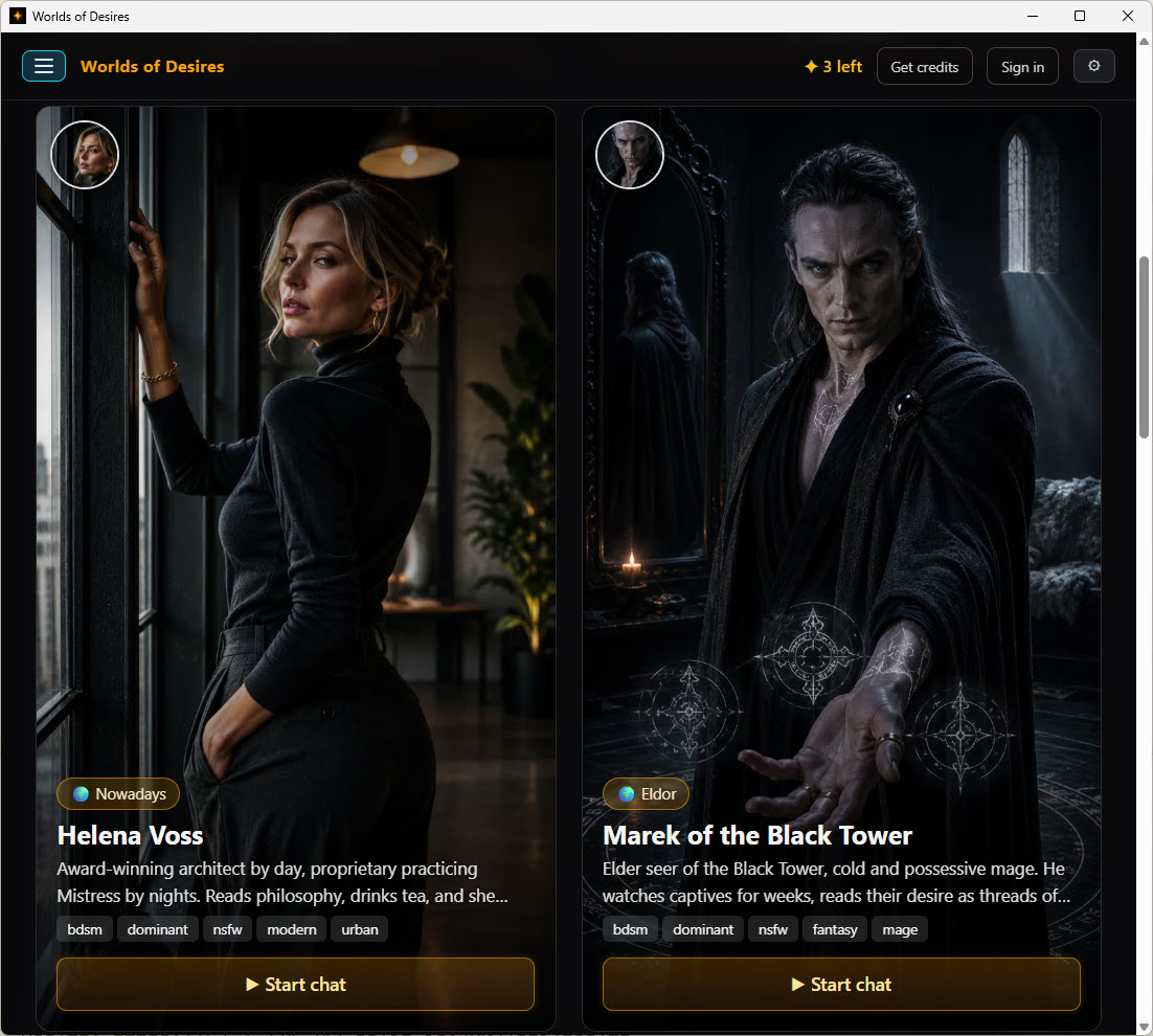 Screenshot 2 for Worlds of Desires
