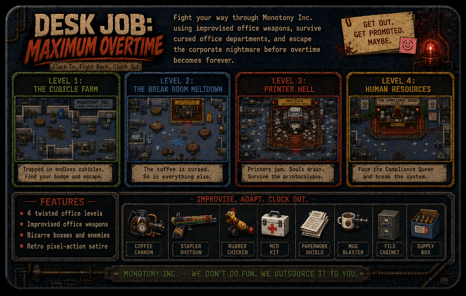 Screenshot 3 for Desk Job: Maximum Overtime