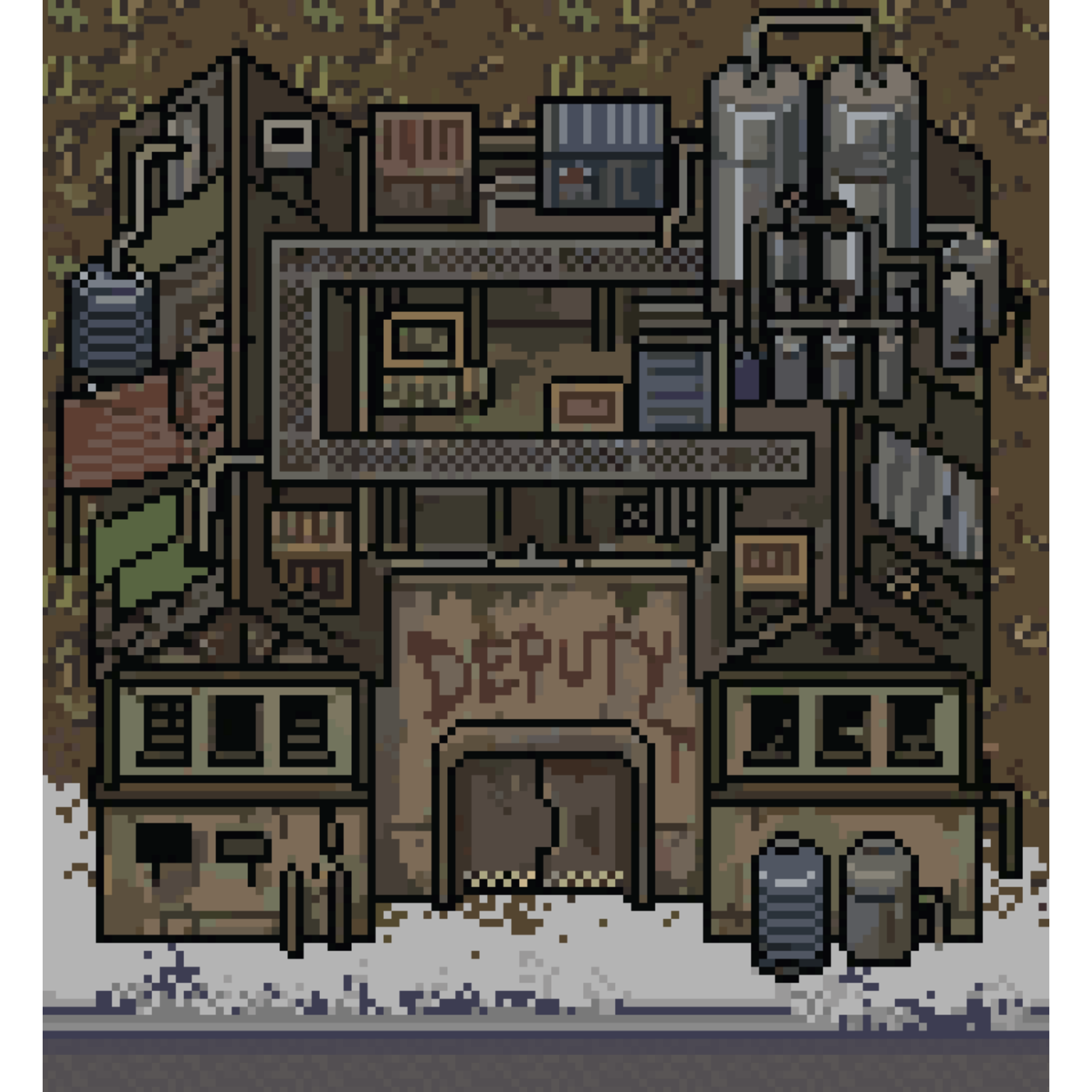 16-Bit Pixel Art Buildings – Top-Down Structure Asset Pack by Sr_Vitollo
