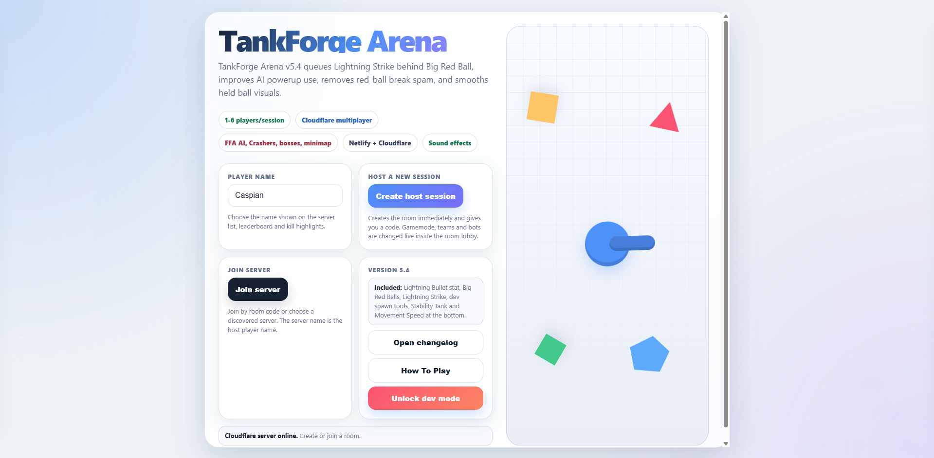 Screenshot 2 for TankForge Arena