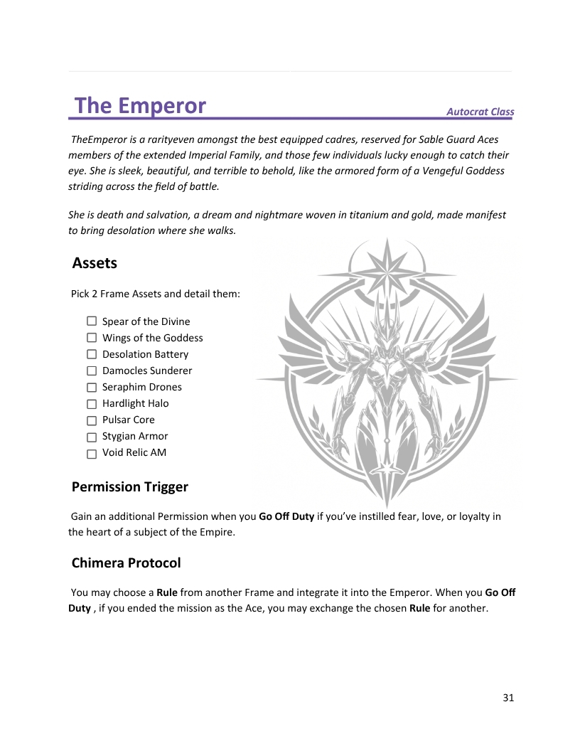 Screenshot 3 for Hounds of the Empire: A fan made Girl Frame expansion