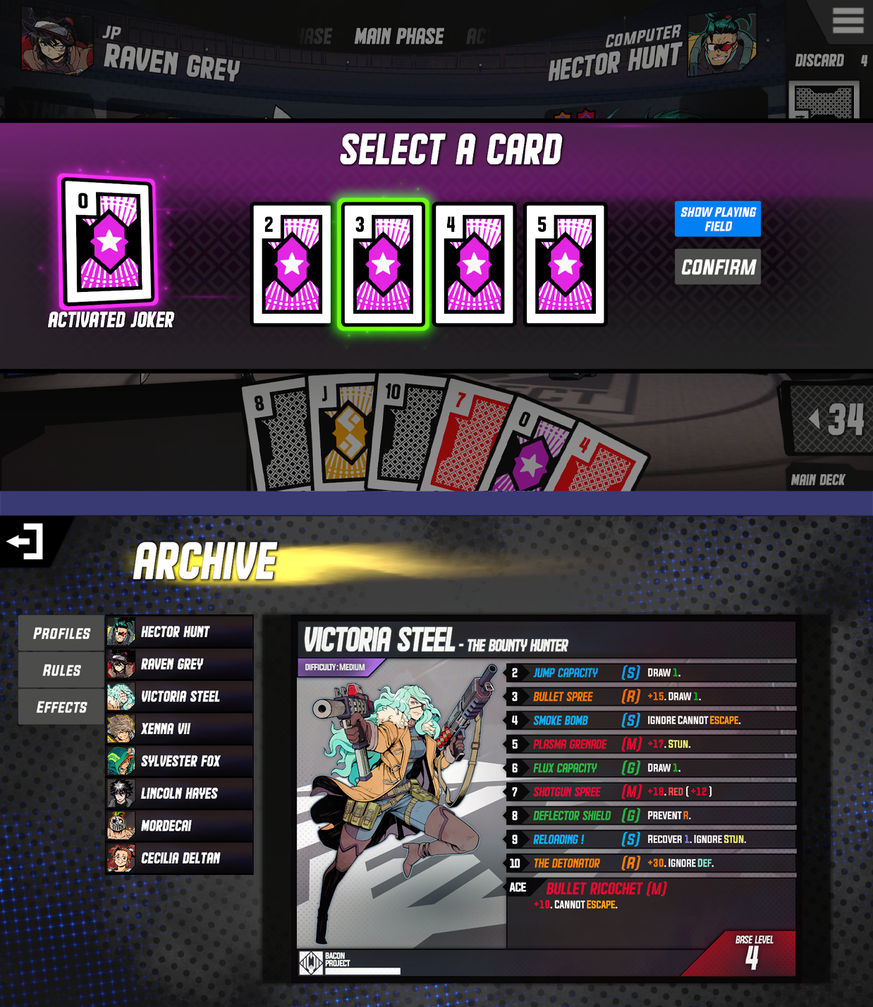 Screenshot 6 for Bacon Project Card Game