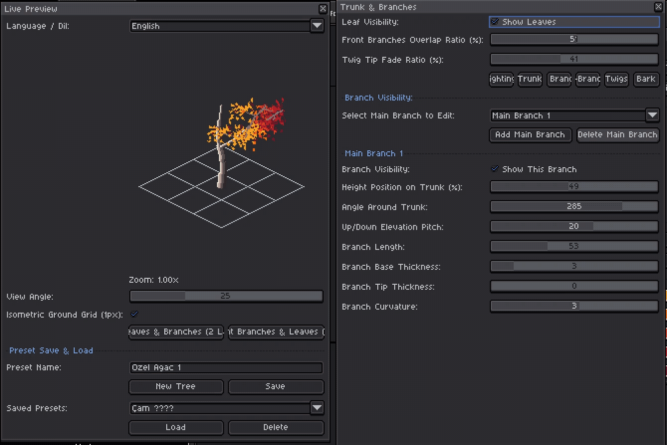 Screenshot 6 for Isometric Tree Generator For Aseprite