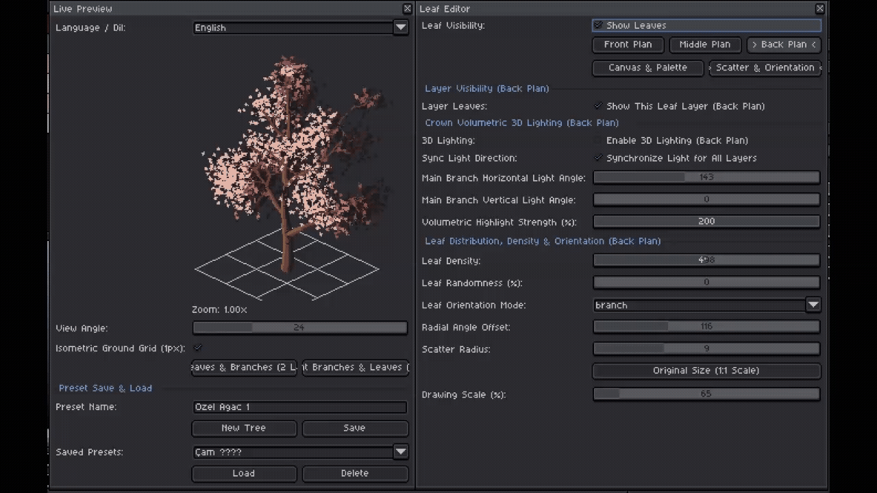 Screenshot 11 for Isometric Tree Generator For Aseprite