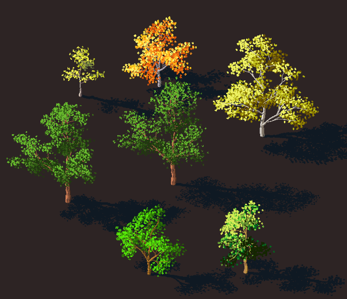 Screenshot 2 for Isometric Tree Generator For Aseprite