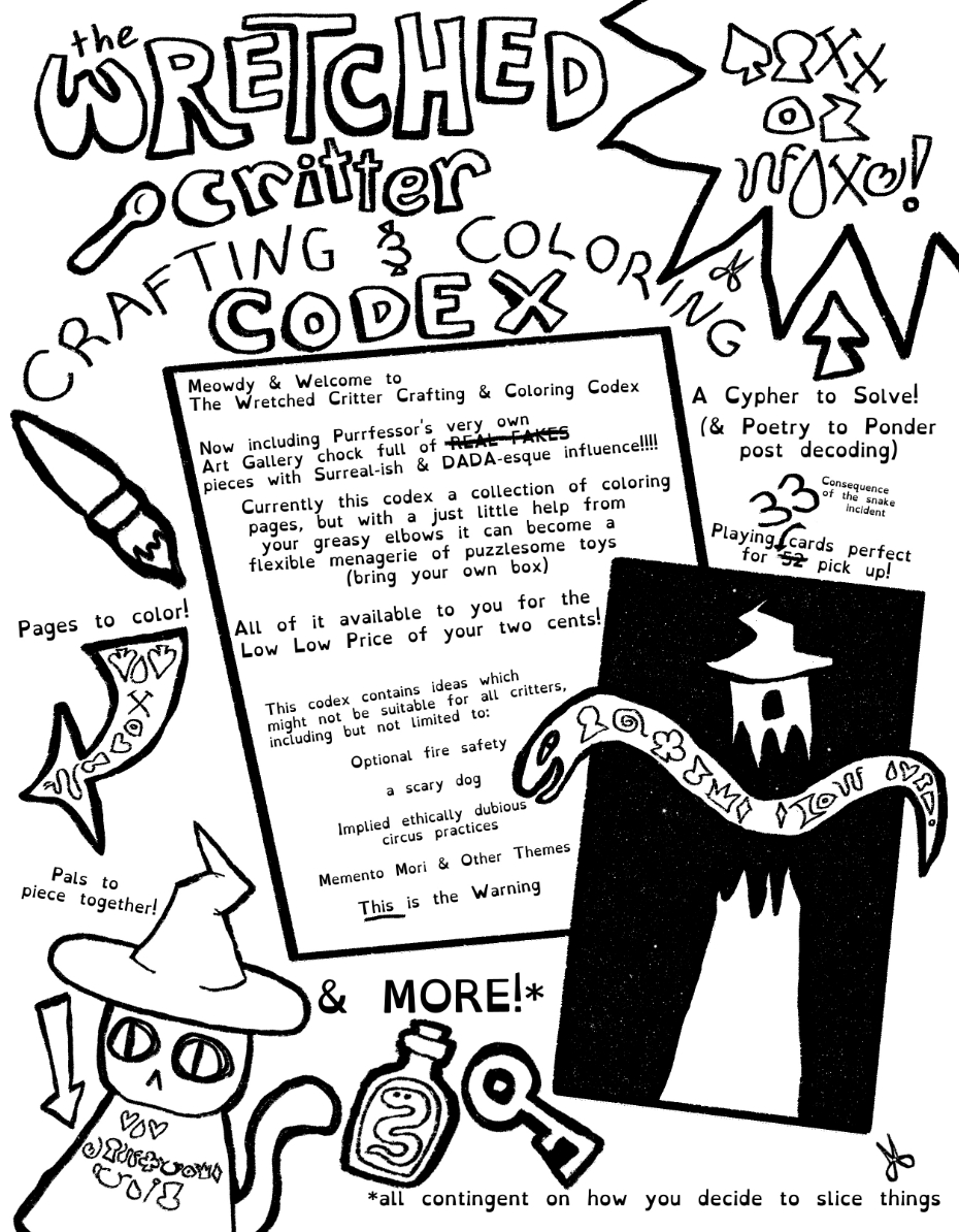 Screenshot 3 for The Wretched Critter Crafting & Coloring Codex