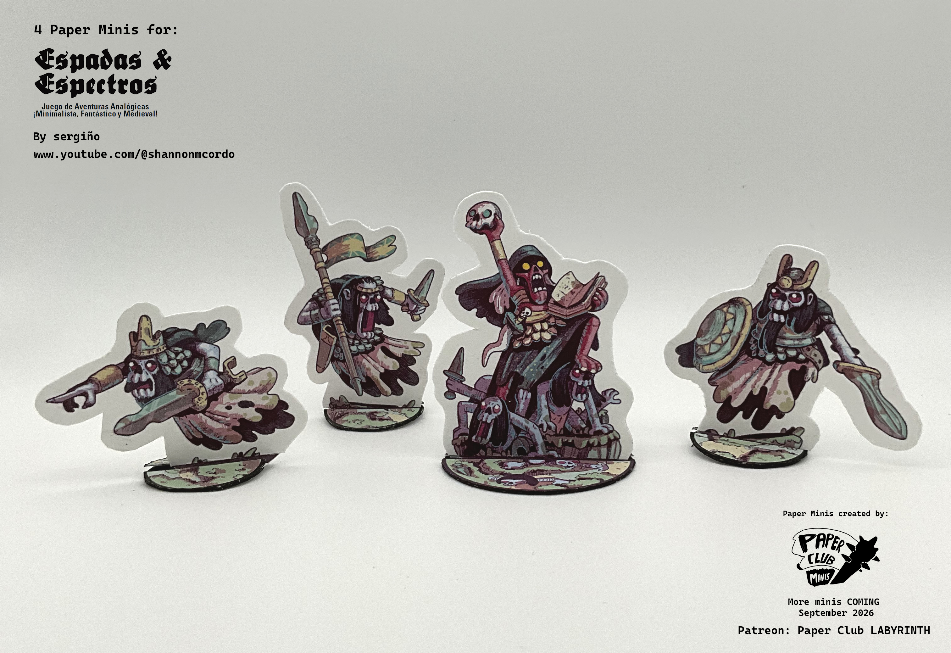 Screenshot 2 for Espadas & Espectros - Paper Minis