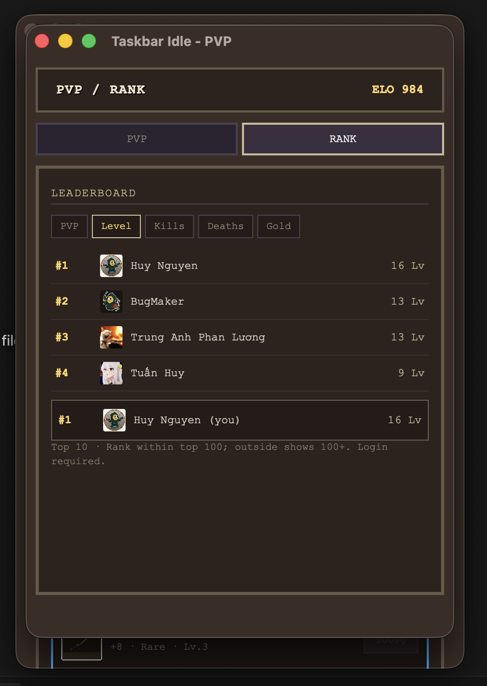 Screenshot 2 for Taskbar Idle: Hero's Story