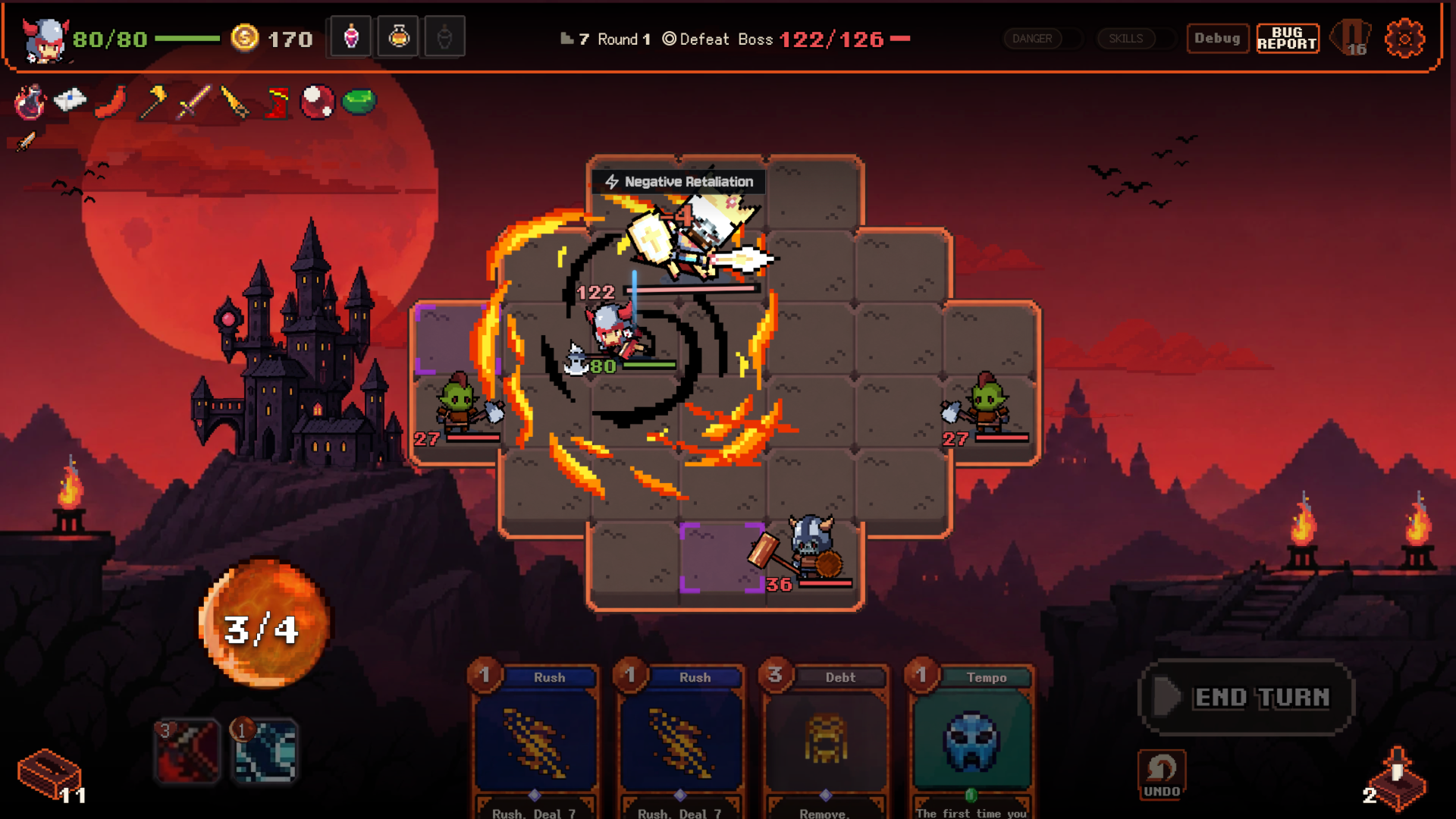 Screenshot 3 for Tactical Dungeon Slayers Demo