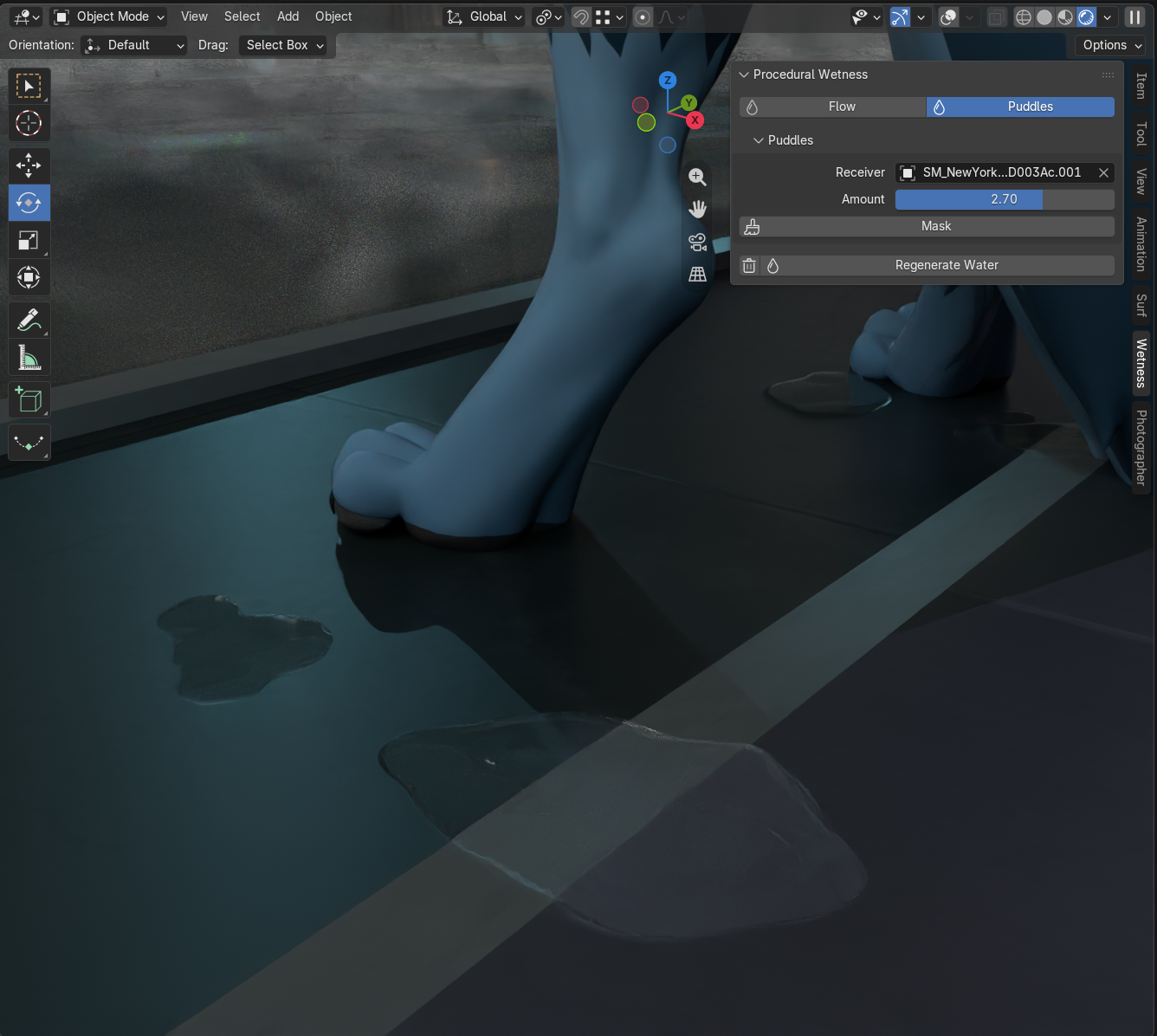 Screenshot 3 for Procedural Wetness