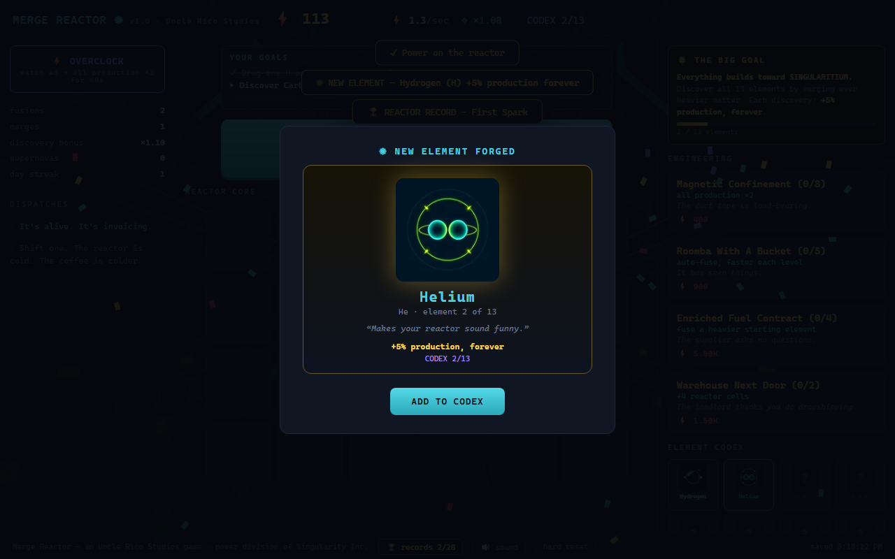 Screenshot 3 for Merge Reactor