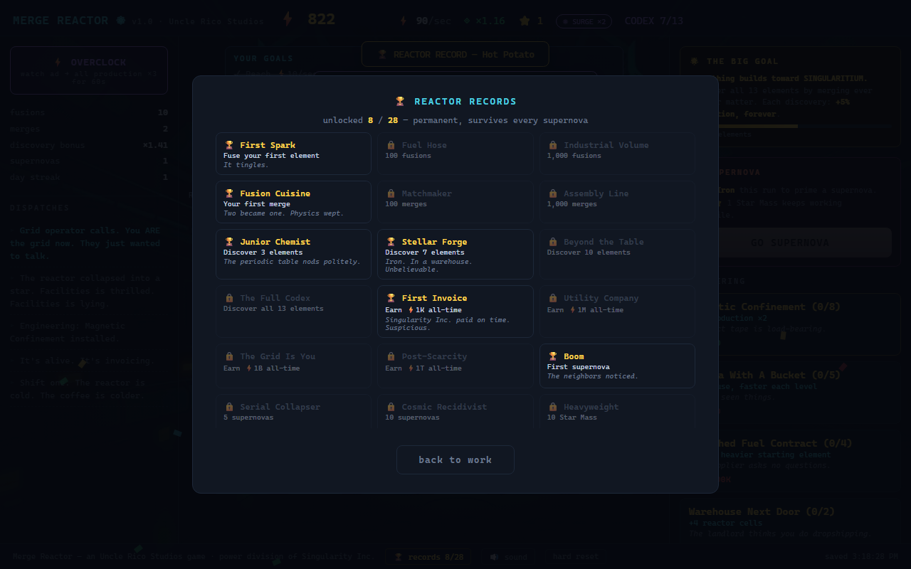 Screenshot 4 for Merge Reactor