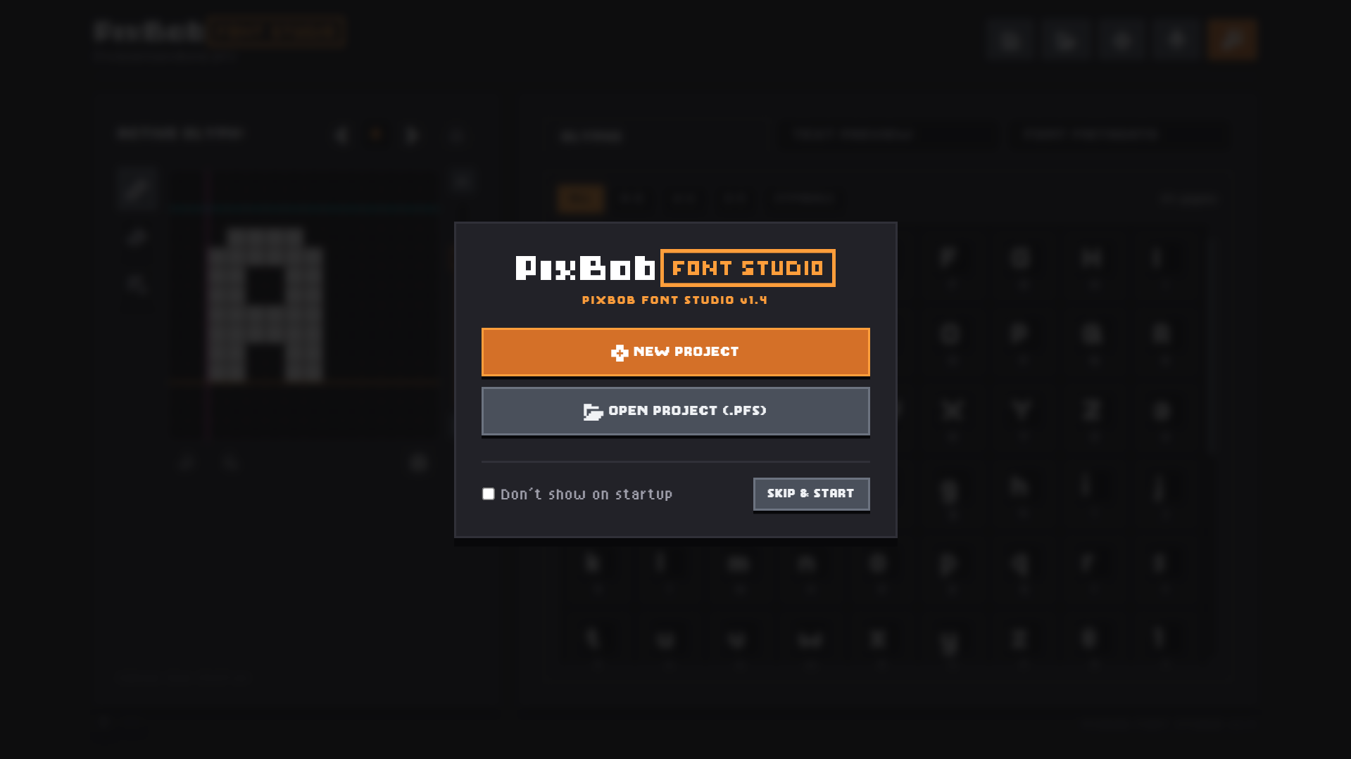Screenshot 2 for PixBob Font Studio