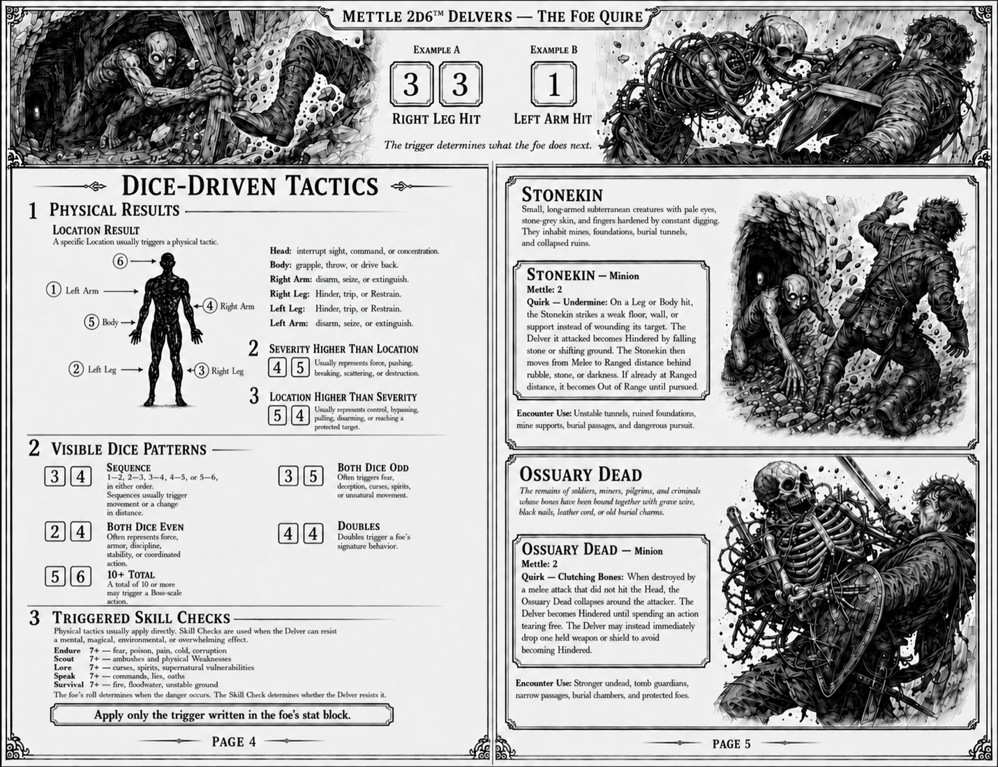 Screenshot 2 for Mettle 2d6™ Delvers: The Foe Quire