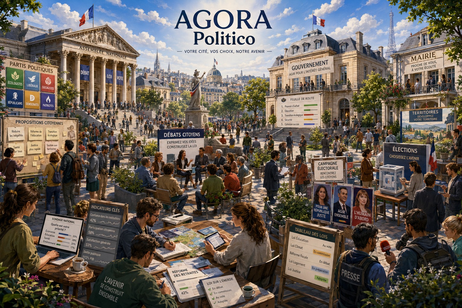 Screenshot 2 for Agora Politico : République Française