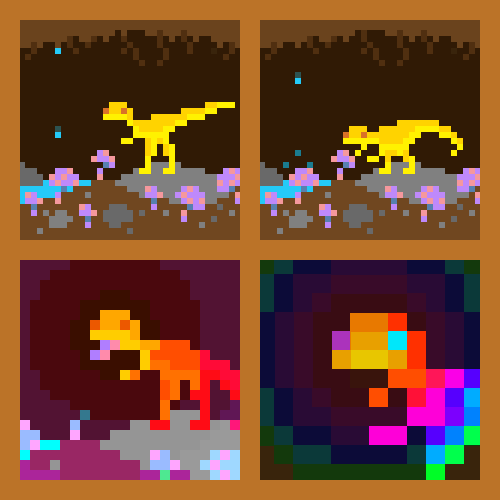 Pixeljam on X: We had to do it. In the BETA branch of Dino Run DX on  Steam, you will find 6 new masks they also work in Multiplayer so you can