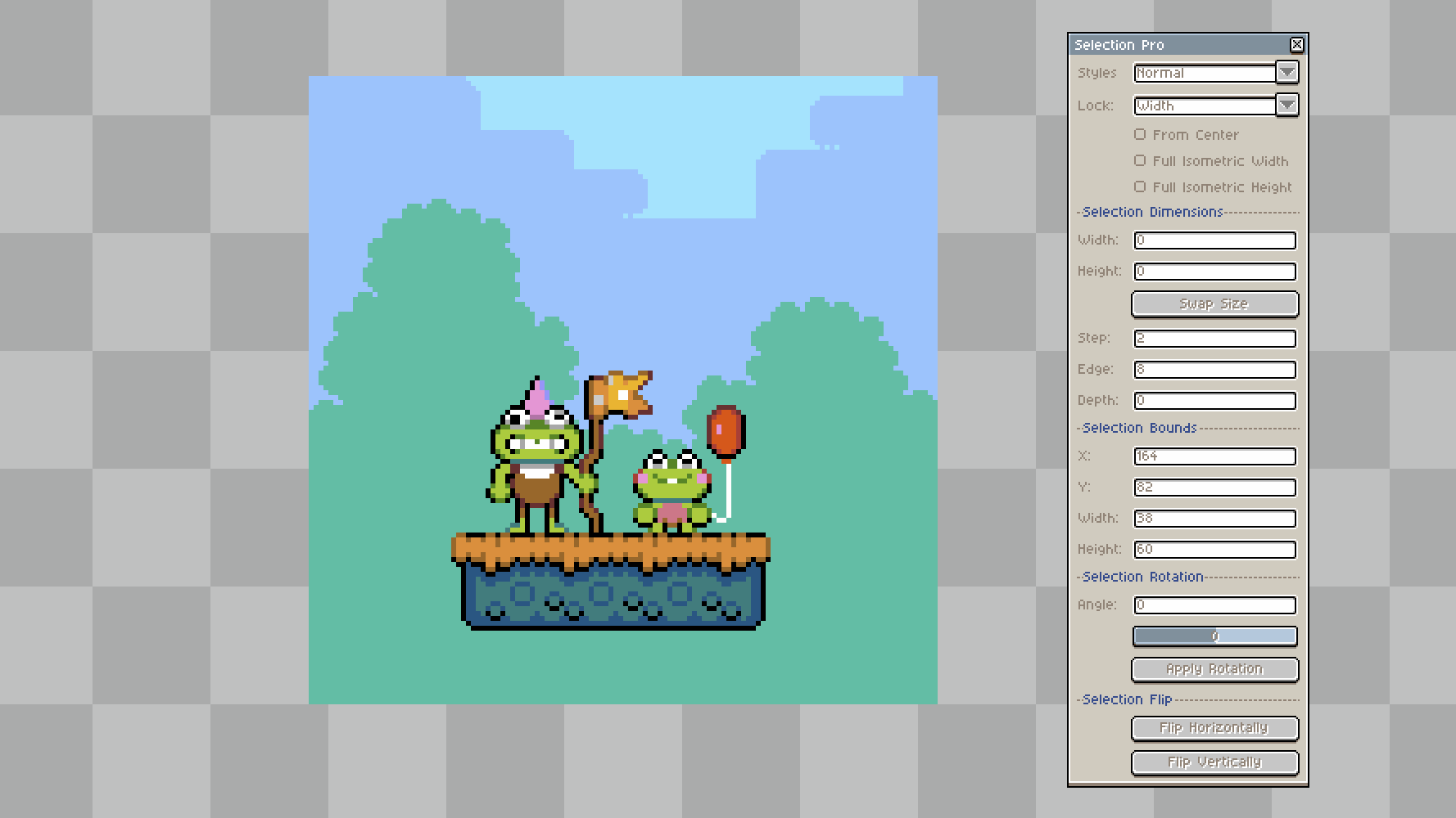 Screenshot 4 for Selection Pro - Aseprite Extension