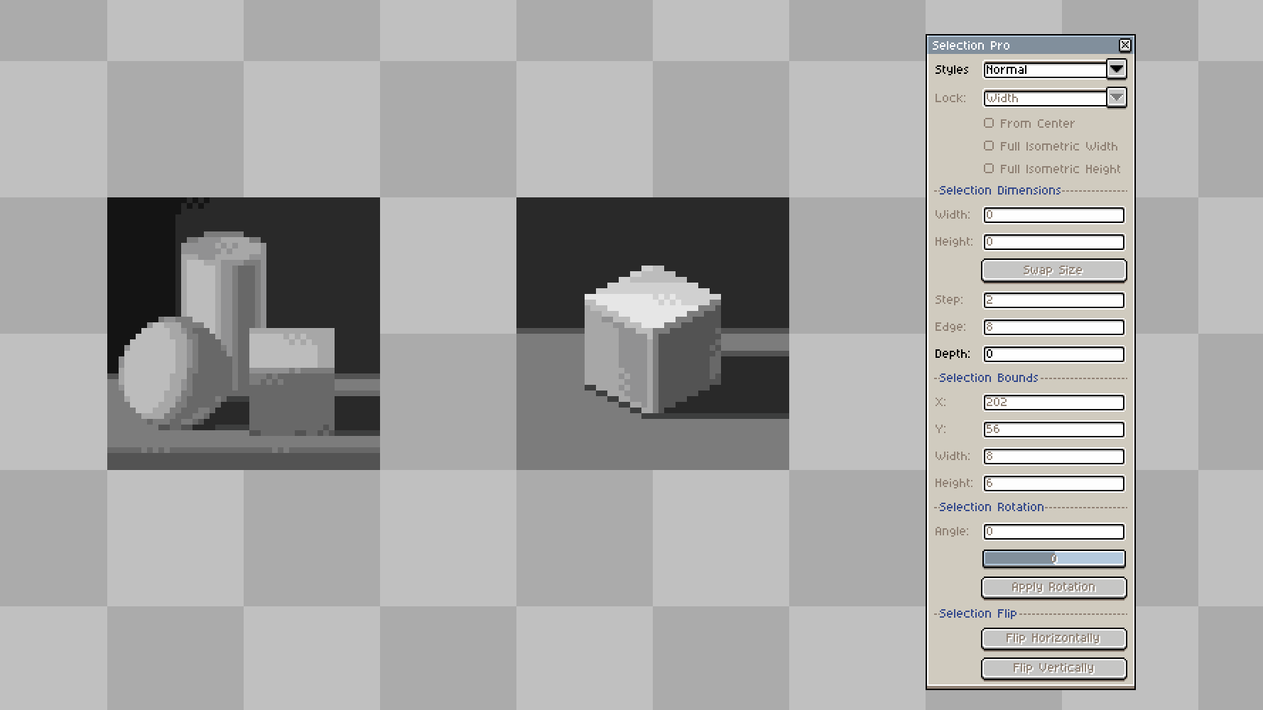 Screenshot 2 for Selection Pro - Aseprite Extension