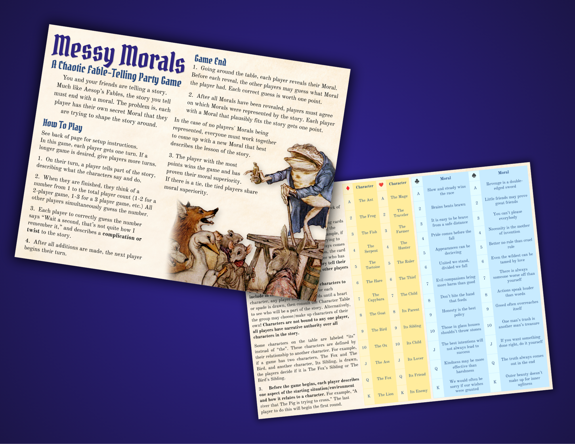 Screenshot 2 for Messy Morals: A Chaotic Fable-Telling Party Game