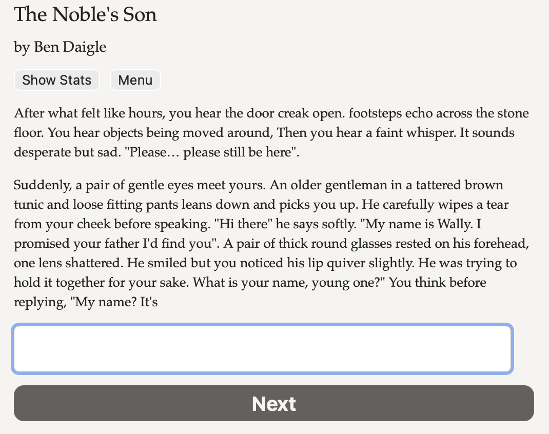 Screenshot 4 for The Noble's Son