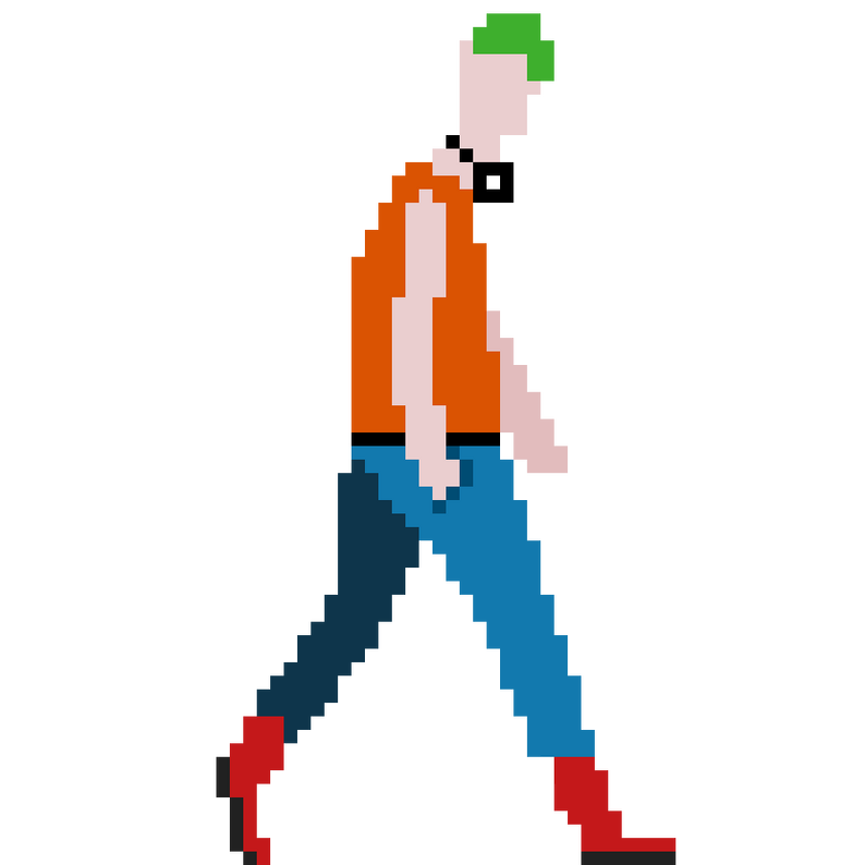 Animated Walking People by panhandler